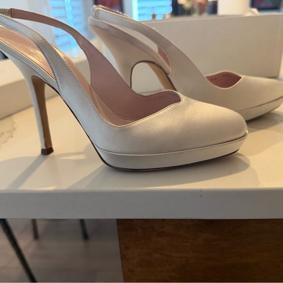 Vera Wang wedding heels Sz 36/6 - Picture 10 of 10